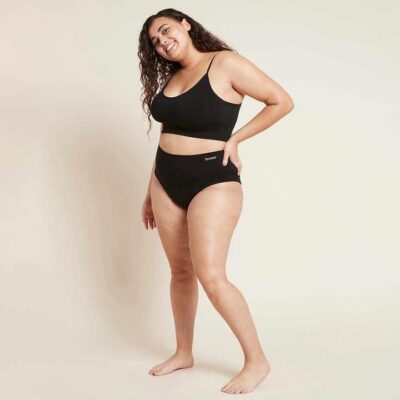 Boody Period Full Brief - Light-moderate Black / Xs
