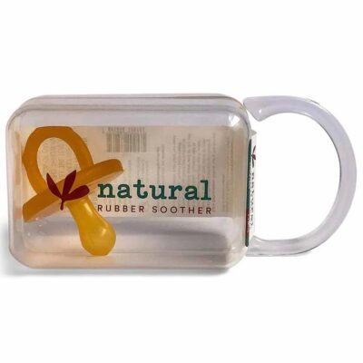 Natural Rubber Soothers Soother Rounded - 0-3 Months 0-3 Months