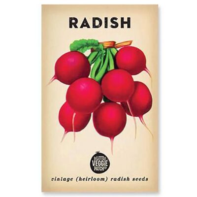 The Little Veggie Patch Co Radish Heirloom Seeds 1 Pack