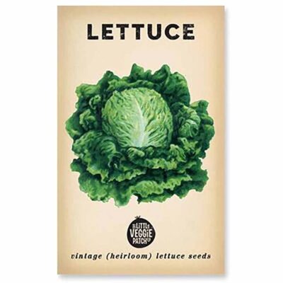 The Little Veggie Patch Co Lettuce Heirloom Seeds 1 Pack