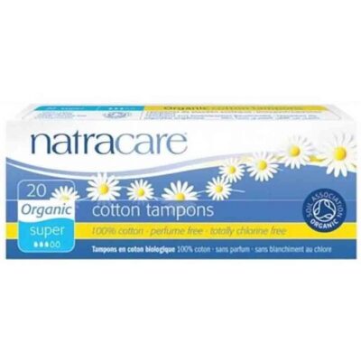 Natracare Organic Super Tampons 20 Pack