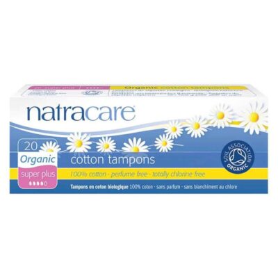 Natracare Organic Super Plus Tampons 20 Pack