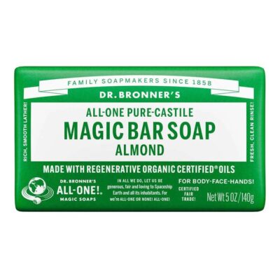 Dr Bronner's Pure-castile Magic Bar Soap - Almond 140g
