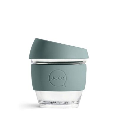 Joco Cup Reusable Glass Cup Bluestone 8oz