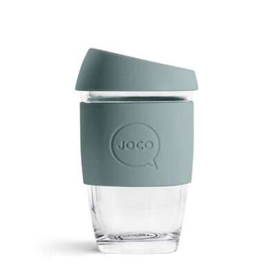 Joco Cup Reusable Glass Cup Bluestone 6oz