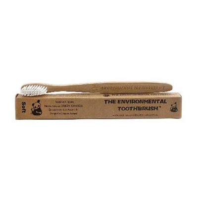 The Environmental Toothbrush Bamboo Toothbrush - Soft Bristle 1 x Soft Bristle