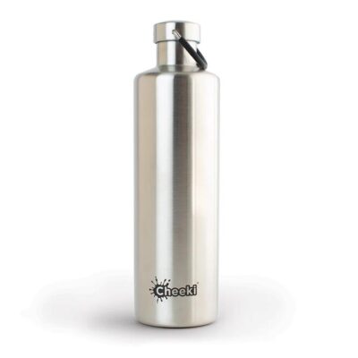 Cheeki Insulated Classic Bottle - 1l Silver