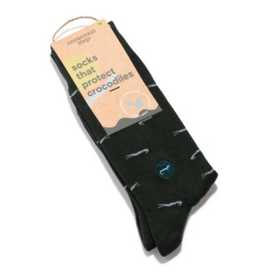 Conscious Step Socks - Socks That Protect Crocodiles Small