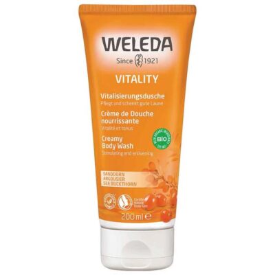 Weleda Vitality Creamy Body Wash - Sea Buckthorn 200ml