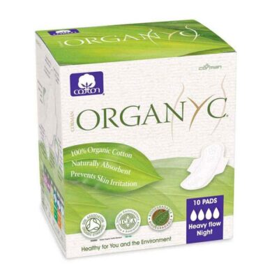 Organyc Ultra Thin Pads - Heavy Flow 10 Pads