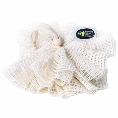 Australian Natural Soap Company 100% Organic Cotton Shower Puff 1 Puff