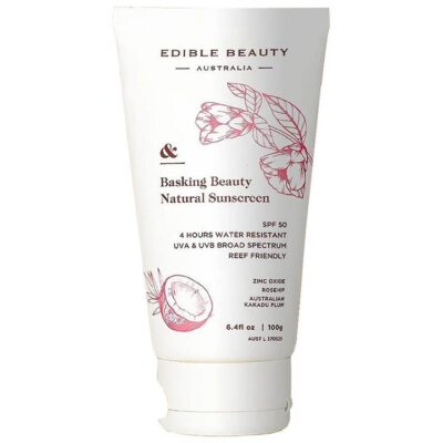 Edible Beauty Basking Beauty Natural Sunscreen Spf 50 100g