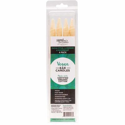 Harmony's Vegan Ear Candles - Eucalyptus Lavender & Peppermint 4 Pack