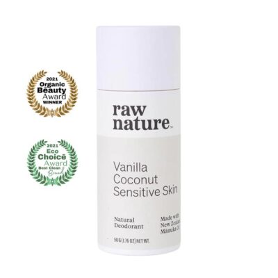 Raw Nature Natural Deodorant Vanilla + Sensitive Skin 50g