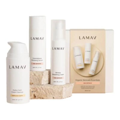 Lamav Age-defence Organic Skincare Essentials 3 Item Pack
