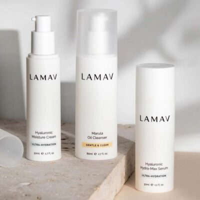 Lamav Hydration Organic Skincare Essentials 3 Item Pack