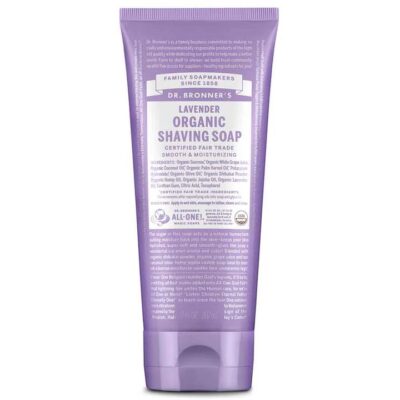 Dr Bronner's Organic Shaving Soap - Lavender Lavender 207ml