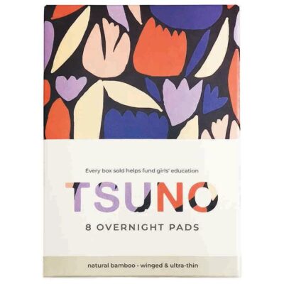 Tsuno Natural Bamboo Pads - Overnight 8 Pack
