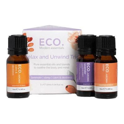 Eco. Modern Essentials Relax & Unwind Essential Oil Trio 3 x 10ml