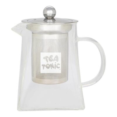 Tea Tonic Square Glass Tea Pot 400ml