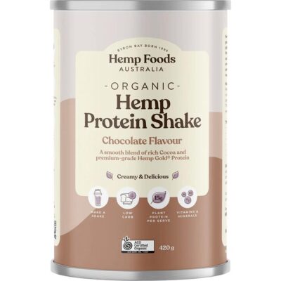 Hemp Foods Australia Organic Hemp Protein Powder Chocolate 420g