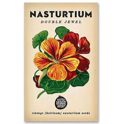 The Little Veggie Patch Co Edible Flwrs Nasturtium Heirloom Seeds 1 Pack