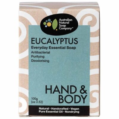 Australian Natural Soap Company Hand & Body Soap - Eucalyptus 100g