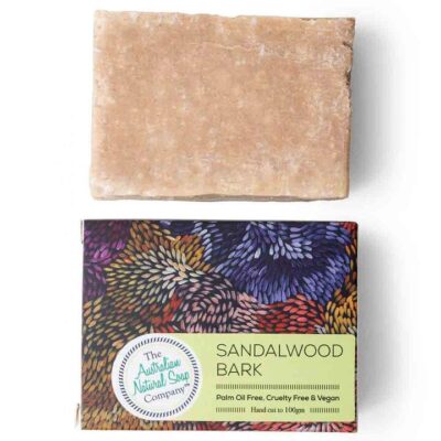Australian Natural Soap Company Hand & Body Soap - Sandalwood Bark 100g