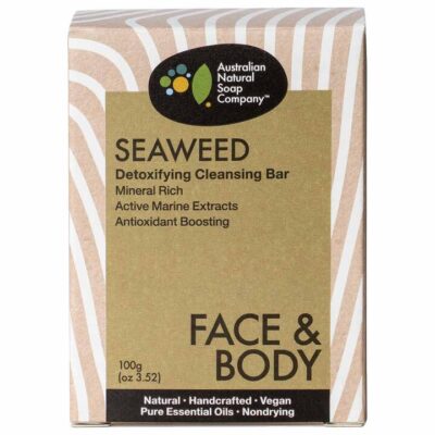 Australian Natural Soap Company Detoxifying Cleansing Bar - Seaweed 100g