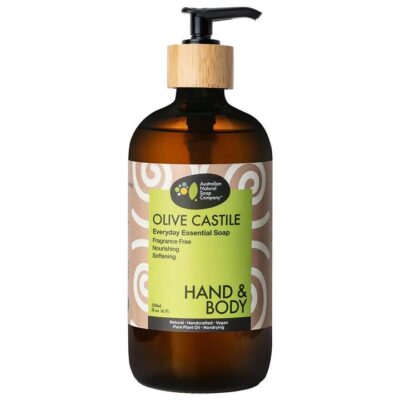 Australian Natural Soap Company Hand & Body Wash - Olive Castile 500ml