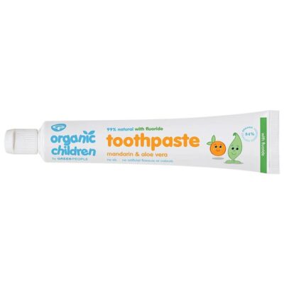 Green People Children Mandarin Aloe Fluoride Toothpaste 50ml