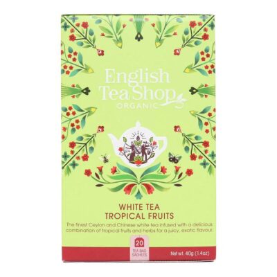 English Tea Shop White Tea Tropical Fruits Tea 20 Tea Bags