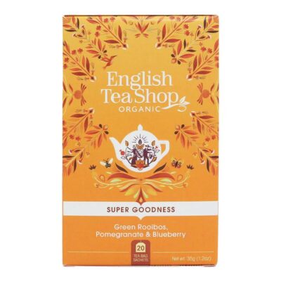 English Tea Shop Green Rooibos, Pomegranate & Blueberry Tea 20 Tea Bags