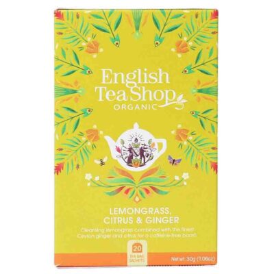 English Tea Shop Lemongrass Ginger Citrus 20 Teabags