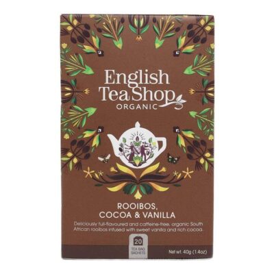 English Tea Shop Rooibos, Cocoa & Vanilla Tea 20 Tea Bags
