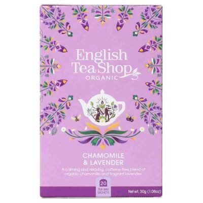 English Tea Shop Chamomile Lavender Tea 20 Tea Bags