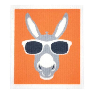 Retro Kitchen Compostable Sponge Cloth - Donkey 1 Cloth
