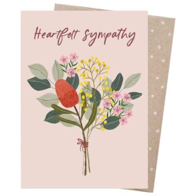 Earth Greetings Greeting Card - Sympathy Bouquet 1 Card