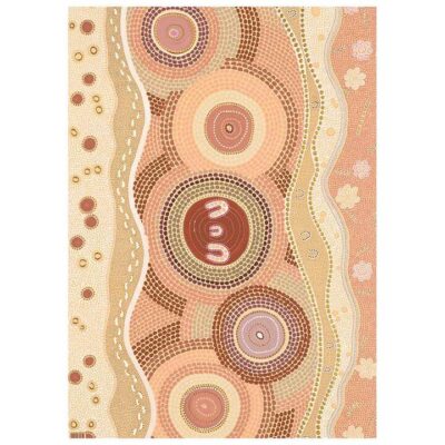 Earth Greetings Folded Wrapping Paper - Together 1 Sheet