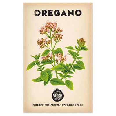 The Little Veggie Patch Co Oregano 'Common' Heirloom Seeds 1 Pack