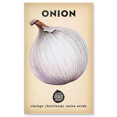 The Little Veggie Patch Co Onion 'Gladalan Wht' H'loom Seeds 1 Pack