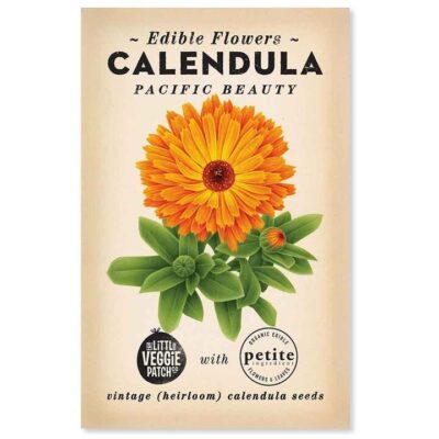 The Little Veggie Patch Co Calendula 'Pacific Bty' H'loom Seeds 1 Pack