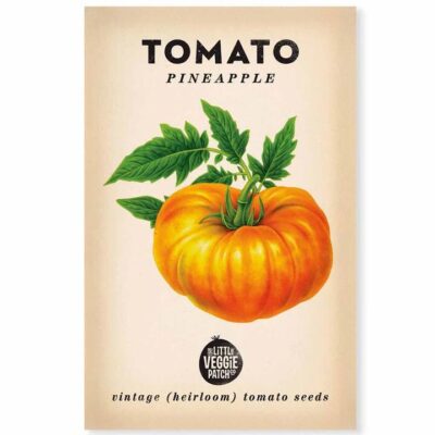 The Little Veggie Patch Co Tomato 'Pineapple' Heirloom Seeds 1 Pack