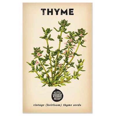The Little Veggie Patch Co Thyme 'Summer' Heirloom Seeds 1 Pack