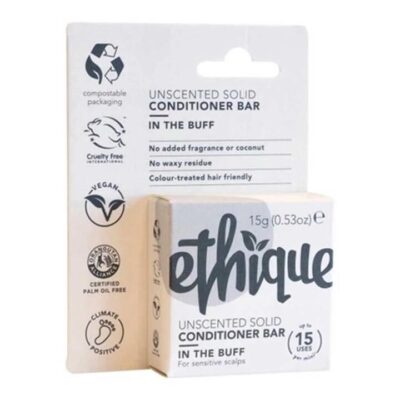 Ethique In The Buff Unscented Solid Conditioner Bar Mini 15g