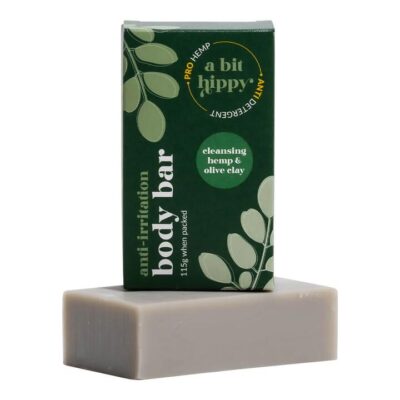 A Bit Hippy Body Bar - Cleansing Hemp & Olive Clay 115g