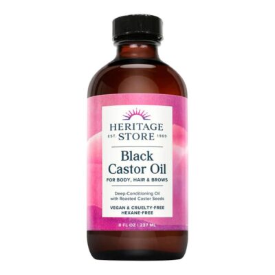 Heritage Store Black Castor Oil 237ml