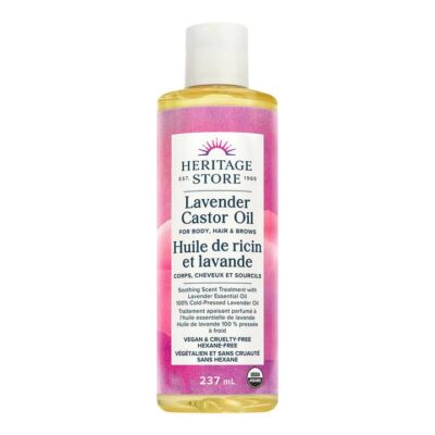 Heritage Store Lavender Castor Oil 237ml