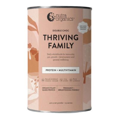 Nutra Organics Thriving Family Protein - Double Choc 1kg