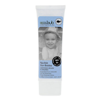 Eco. Organics Eco.Bub Nju:Bie Sun Bubba Certified Vegan & Organic Spf 50 Sunscreen 100g